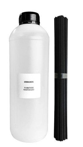 Рефил PRO 1000мл/ Наполнитель для аромадиффузора Aromalovers Forever Midnight + палочки 50шт ARL2300000032 фото