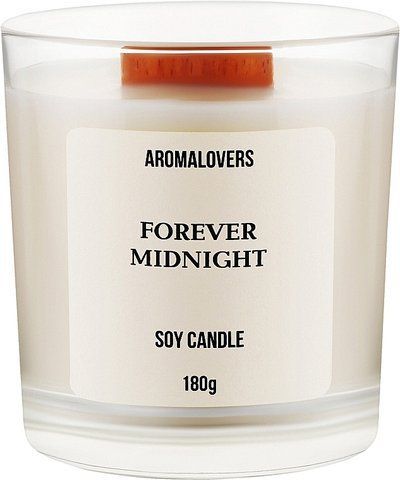Ароматична соєва свічка AROMALOVERS Forever Midnight 180г ARL2300000024 фото