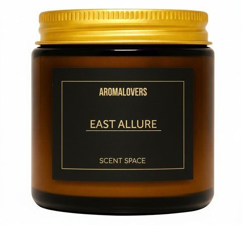 Ароматическая соевая свеча AMBER EAST ALLURE 120мл 2600000008 фото
