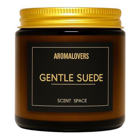 Ароматическая соевая свеча AMBER GENTLE SUEDE 120мл 2500000009 фото