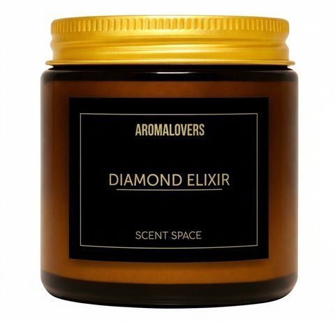 Ароматическая соевая свеча AMBER DIAMOND ELIXIR 120мл 2600000004 фото