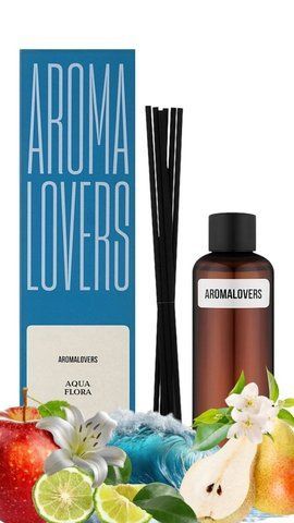 Наповнювач для аромадифузору Aromalovers AQUA FLORA 100 мл + палички ARL2300000017 фото
