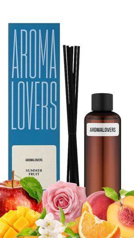 Наполнитель для аромадиффузора Aromalovers SUMMER FRUIT 100 мл + палочки ARL2300000014 фото